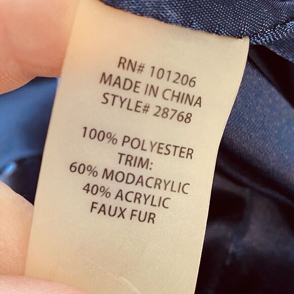 Soft Surroundings Faux Fur Vest Size Small Puffer Full Zip Warm S - Picture 12 of 12